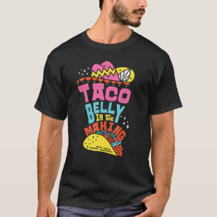 T-shirt Un Ventre Plein De Tacos I Fiesta Cinco De Mayo Co