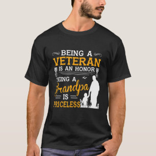 T-shirt Un Vétérinaire Est Un Grand-Père Honneur N'A Pas D