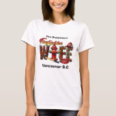 T-shirt Un vibrant hommage aux pompiers (Devant)