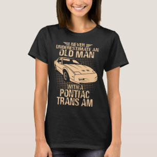 T-shirt Un vieil homme Pontiac Trans Am 1991 Gta