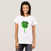 T-shirt Un vieux Shamrock irlandais qui bénit (Devant entier)