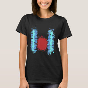 T-shirt Un visage Abstrait génial