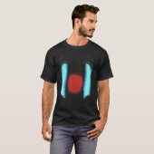 T-shirt Un visage Abstrait génial (Devant entier)