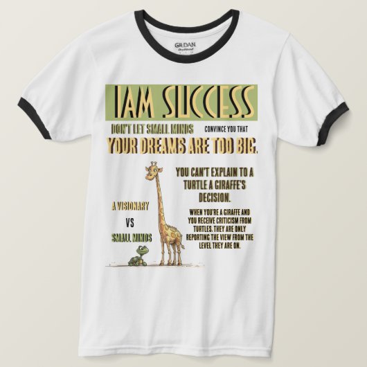 T-SHIRT UN VISIONNAIRE (Design devant)
