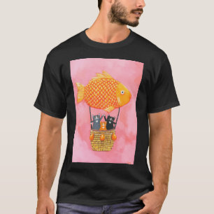 T-shirt Un vol en montgolfière fantaisiste !