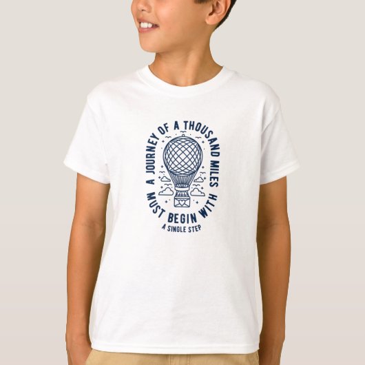 T-shirt Un voyage (Devant)