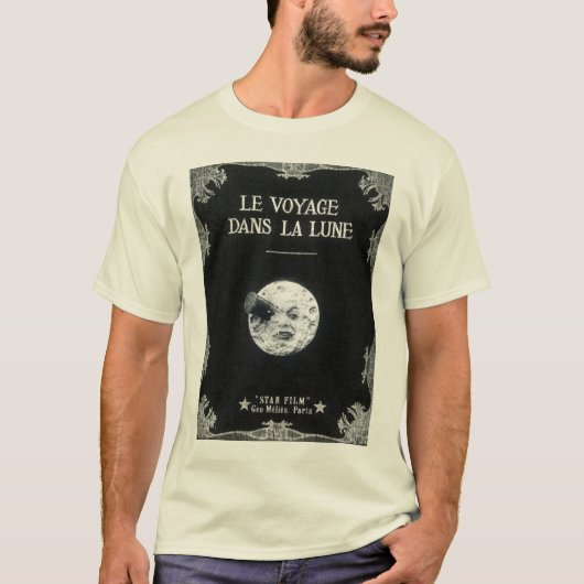 T-shirt Un voyage à la lune 1 (Devant)