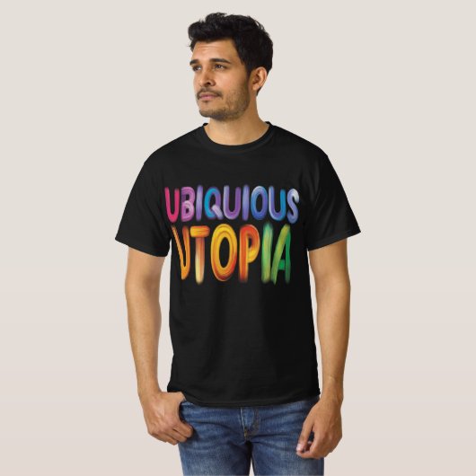 T-shirt Un voyage à travers l'utopie omniprésente (Devant entier)