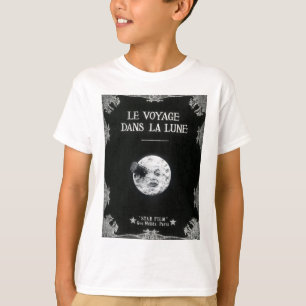 T-shirt Un voyage cinéma français vintage de lune au ré