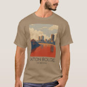 T-shirt Un voyage d'art Imprimer Baton Rouge 1 (Devant)