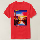 T-shirt Un voyage d'art Imprimer Las Vegas Nevada US (Design devant)