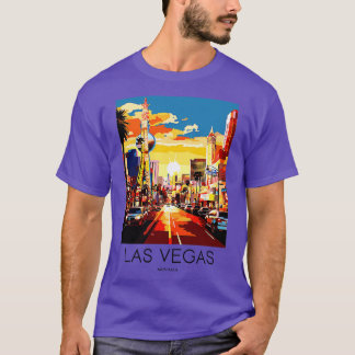 T-shirt Un voyage d'art Imprimer Las Vegas Nevada US 1