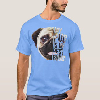 T-shirt Un vrai ami CARLIN CARLIN cadeaux Amoureux des chi