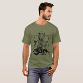 T-shirt Un vrai joueur ne dort jamais (Devant entier)