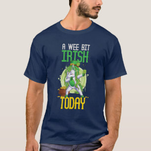 T-shirt Un Webe Un Peu Irlandais Aujourd'Hui Jour de la Sa