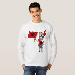 T-shirt Un zèbre albanais