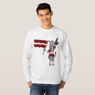 T-shirt Un zèbre letton