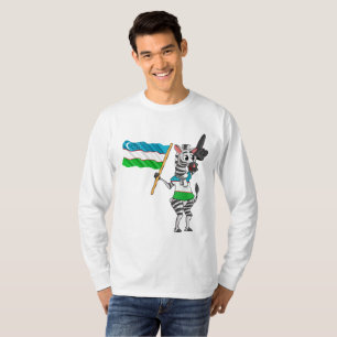 T-shirt Un zèbre ouzbek