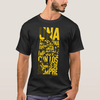 T-shirt Una Argentina Distinta Javier Milei Remera