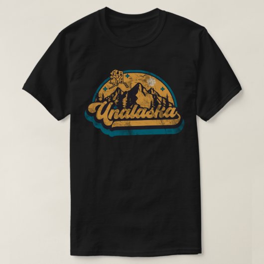 T-shirt Unalaska, Alaska (Design devant)