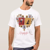 T-shirt Unapologetic Personalized Feminine Photo Collage (Devant)