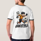 T-shirt Unbeatable & Invincible – Bold Power Statement  (Dos)