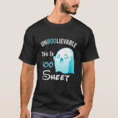 T-shirt Unboolievable This Is Bosheet Halloween Ghost (Devant)