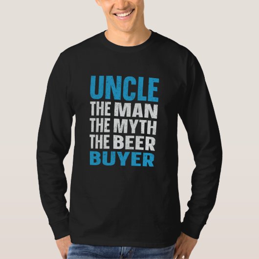T-shirt Uncle Beer Family Uncle (Devant)