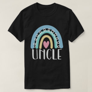 T-shirt Uncle Cute Famille Correspondant Arc-en-ciel