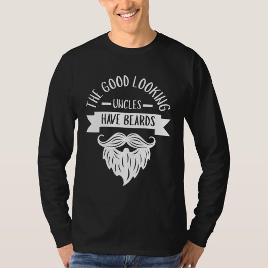 T-shirt Uncle Kinsman Family Relatives Granduncle Beard (Devant)