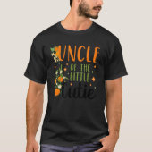 T-shirt Uncle Little Cutie Baby shower Orange 1er annivers (Devant)