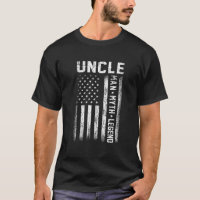 Uncle Man Myth Legend American Flag Father's Day