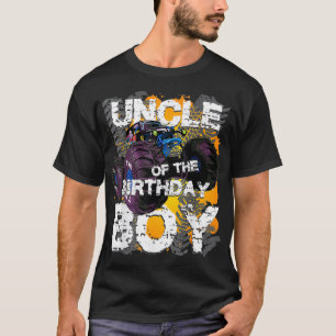 T-shirt Uncle Of The Birthday Boy Monster Truck Matching F