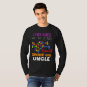T-shirt Uncle Piece Girl Puzzle Sensibilisation sur l'auti (Devant entier)