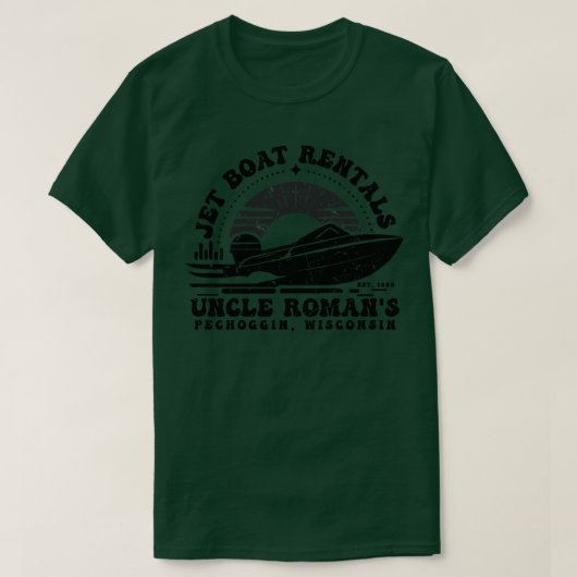 T-shirt Uncle Romans Jet Boat Rental v2 (Design devant)