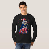T-shirt Uncle Sam Contrôleur De Jeu 4 juillet Garçons Enfa (Devant entier)