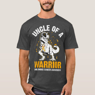 T-shirt Unclesaur D'Un Guerrier Sensibilisation Au Cancer