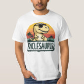 T-shirt Unclesaurus Dinosaur Uncle Saurus Fête des pères (Devant)