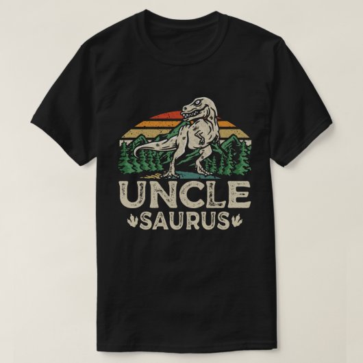 T-shirt Unclesaurus Dinosaur Uncle Saurus Fête des pères (Design devant)