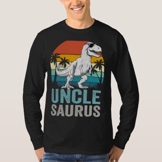 T-shirt Unclesaurus Rex Dinosaur Uncle Saurus Family Match (Devant)