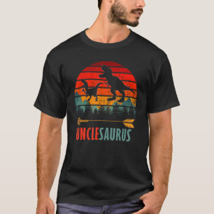 T-shirt Unclesaurus T Rex Dinosaur papa Saurus Family Matc