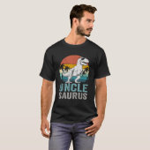 T-shirt Unclesaurus T Rex Dinosaur Uncle Saurus Family Mat (Devant entier)