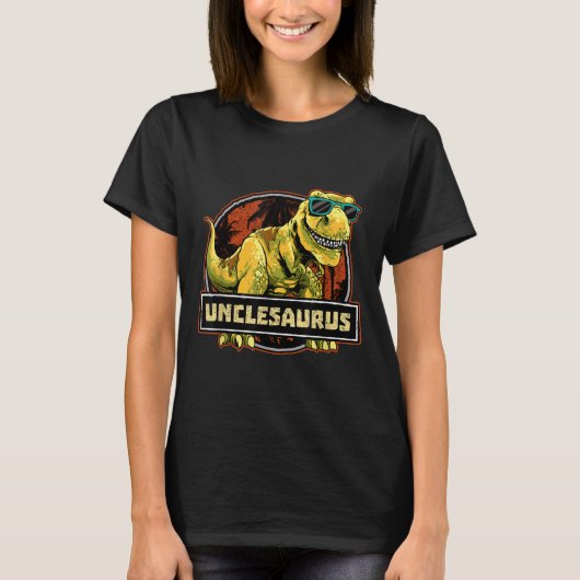 T-shirt Unclesaurus T rex Uncle Saurus Dinosaur (Devant)