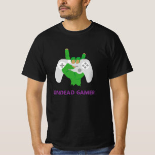 T-shirt Undead Gamer Zombie Humor
