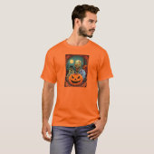T-shirt Undead Selfie: Zombie Pumpkin Snap (Devant entier)