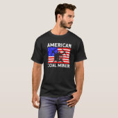 T-shirt Underground Mining American Coal Miner American Co (Devant entier)