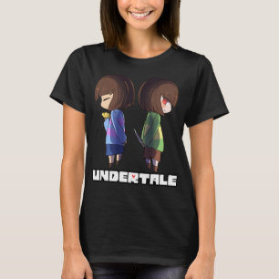 T-shirt Undertale - chara et frisk
