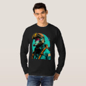 T-shirt Underwater Photographer Pop Style Scuba Diver Dad  (Devant entier)