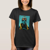 T-shirt Underwater Photographer Pop Style Scuba Diver Dad  (Devant)
