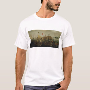 T-shirt Une action de mer, probablement la bataille de